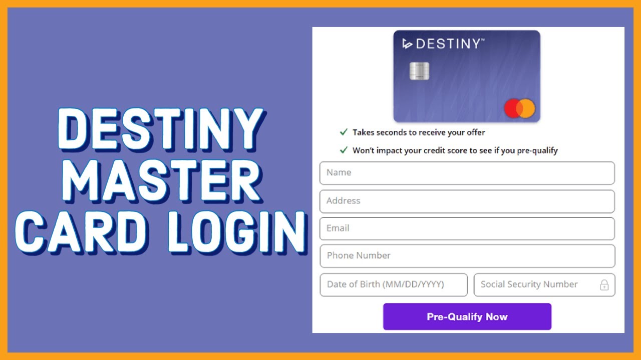 Destiny Card Login 
